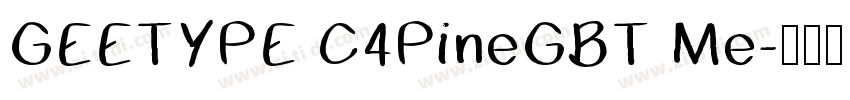 GEETYPE C4PineGBT Me字体转换